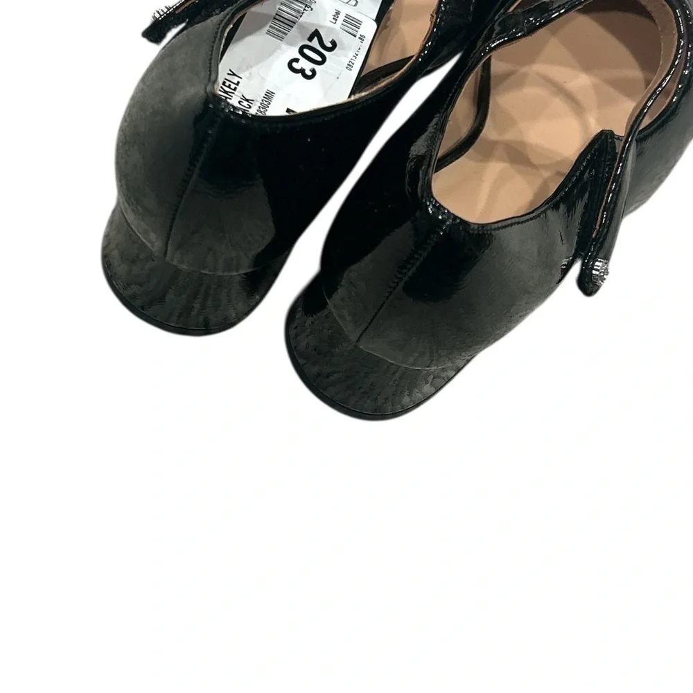 INC International Concepts Blakely Girls Black Patent Mary Jane Heels Size 3M